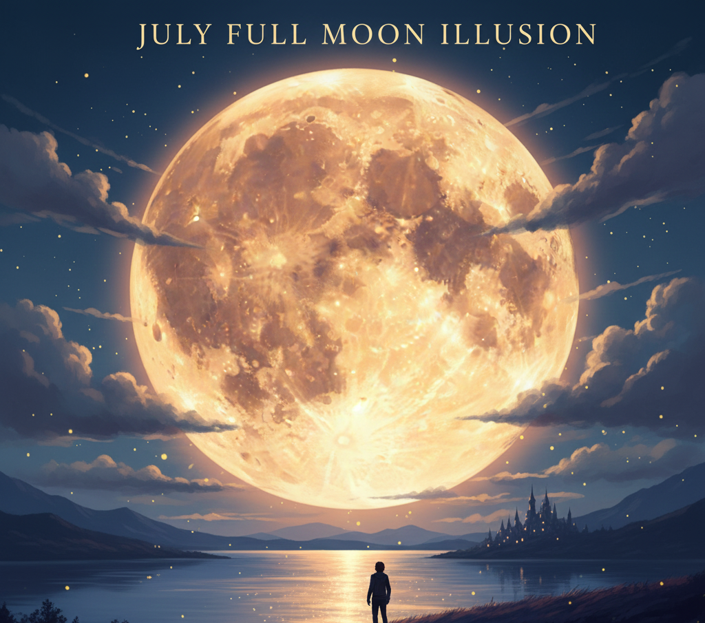 Have You Ever Seen the July Full Moon Tower Over the Horizon?